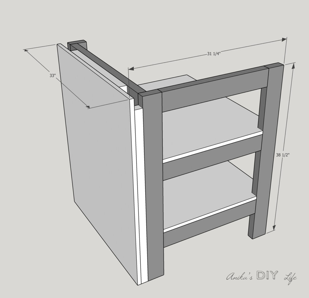 DIY Table Saw Stand With Folding Outfeed Table Printable Plans DIY