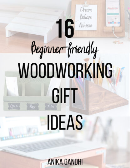 Woodworking gift ideas book cover