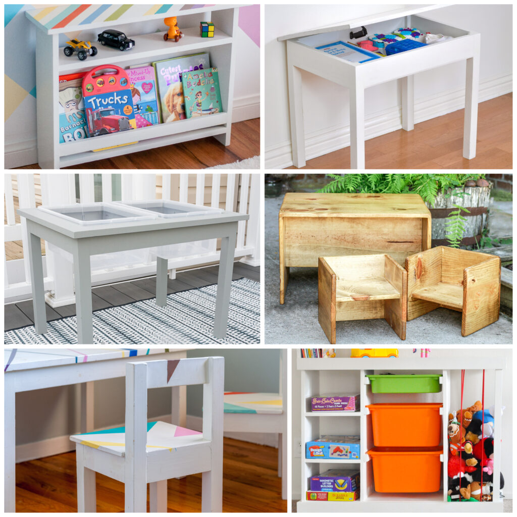 10 DIY Kids Furniture Printable Plans Bundle - DIY Designs By Anika