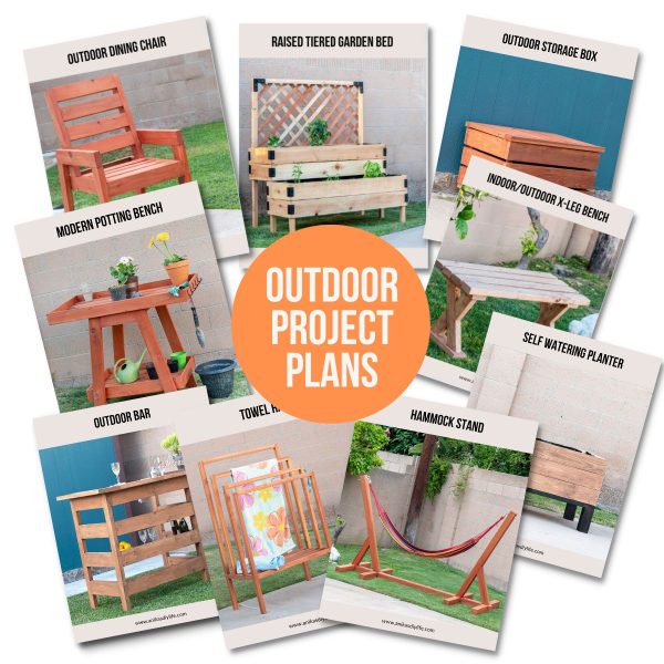 collage of outdoor projects