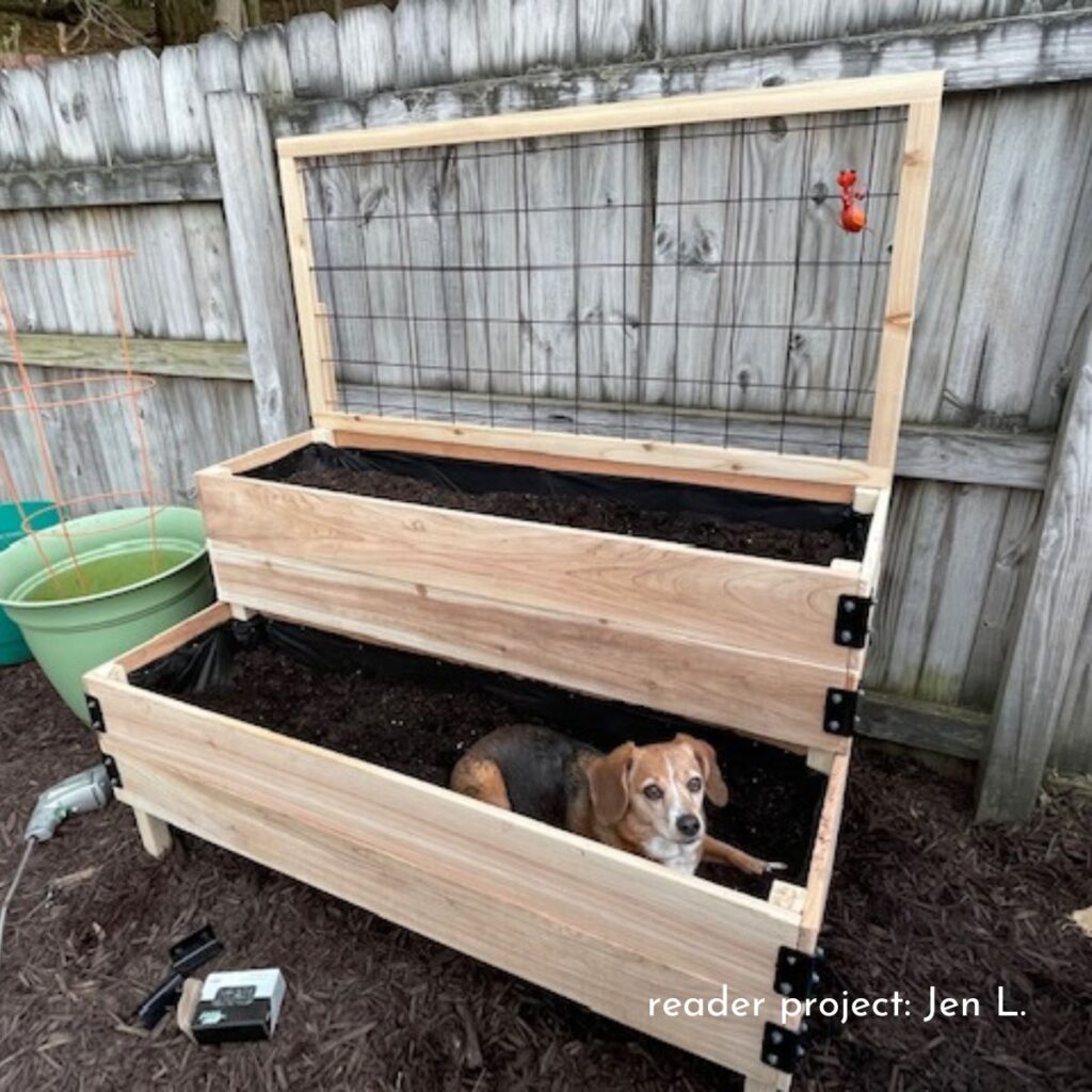 DIY Raised Tiered Beds Printable Plans DIY Designs By Anika