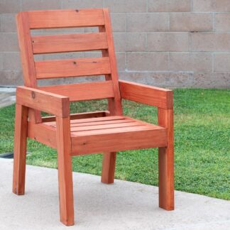 DIY outdoor dining chair
