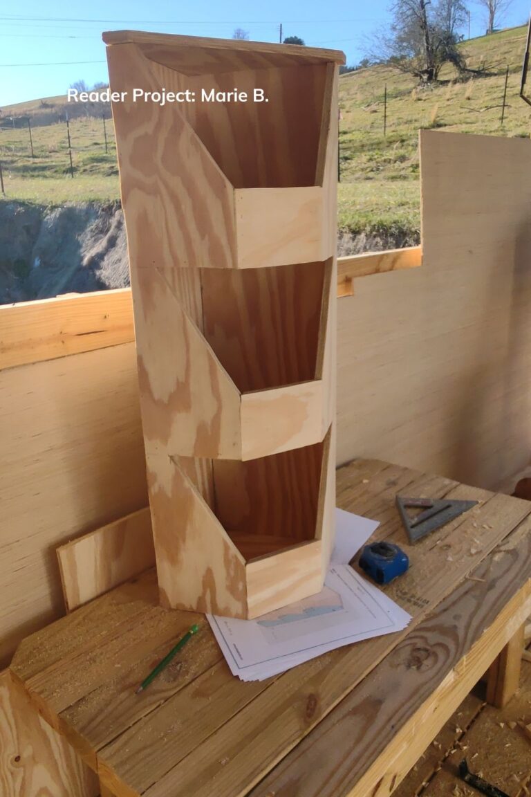 DIY Corner Vegetable Bin Printable Plans DIY Designs By Anika