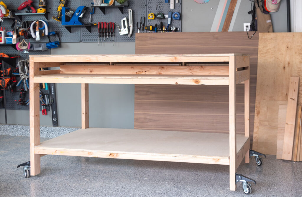 Workbench With Storage DIY Designs By Anika