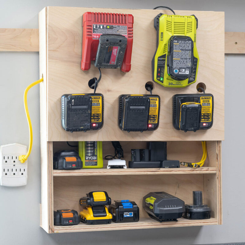 DIY Battery Charging Station Plans