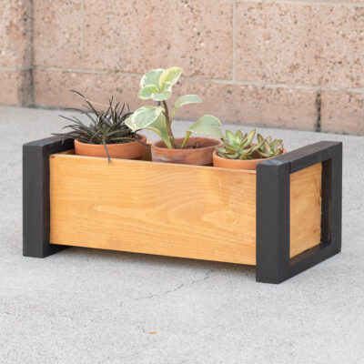 DIY Small Modern Planter Printable Plans