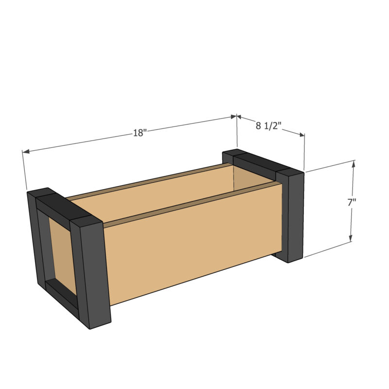 DIY Small Modern Planter Printable Plans - Image 2